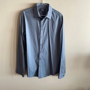 Express performance dress shirt slim fit size medium.